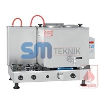 Meşale Inox Çay Kazanı, Dijital, Full Elektrikli, 2 Demlikli