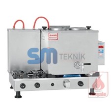 Meşale Inox Çay Kazanı, Dijital, Full Elektrikli, 2 Demlikli