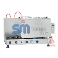 Meşale Inox Çay Kazanı, Dijital, Full Elektrikli, 3 Demlikli