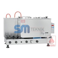Meşale Inox Çay Kazanı, Dijital, Full Elektrikli, 3 Demlikli